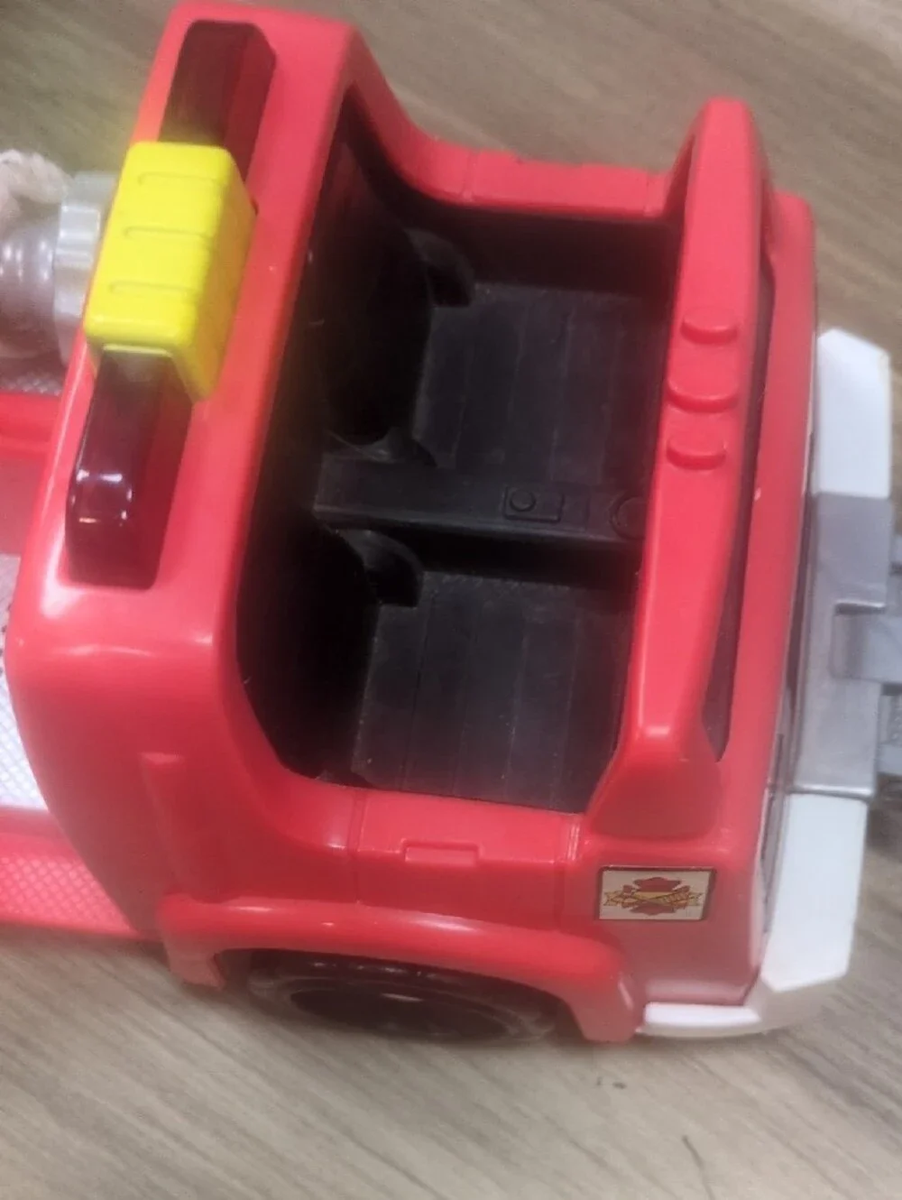 LittlePeople Red Toy Fire Truck with Yellow Ladder and Rescue Details